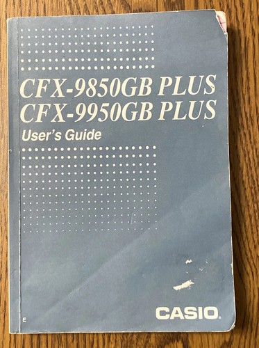 Casio cfx 9850gb 9950gb - casio,
